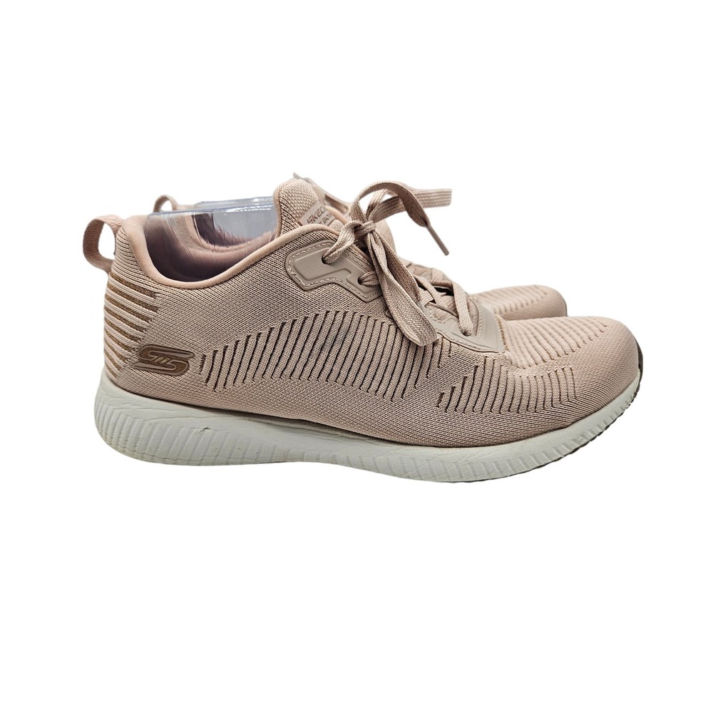 Skechers Bobs Women's Squad Glam League Sneakers Shoes Blush Size 10‎